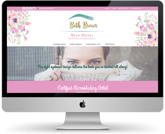 Brow Designer Web Design